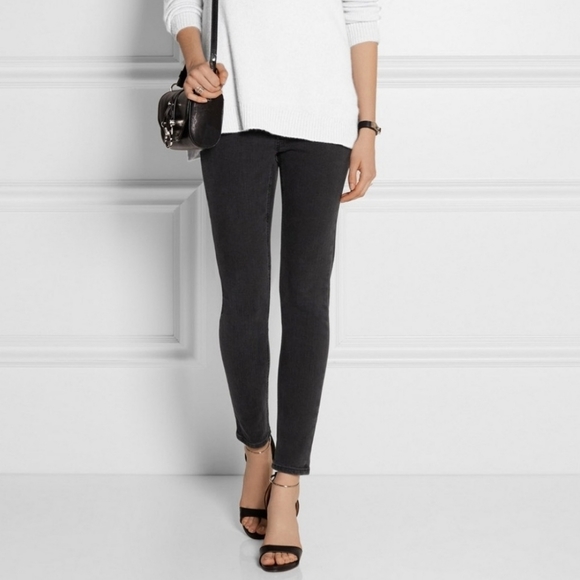 ACNE STUDIOS Skin 5 Mid-Rise Peg Skinny Jeans - Picture 7 of 8